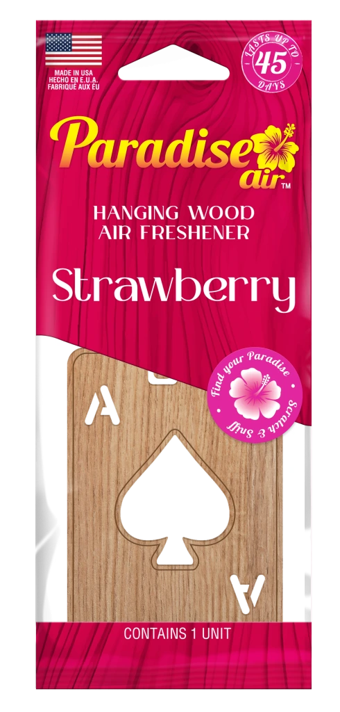 PARADISE AIR HANGING WOOD STRAWBERRY