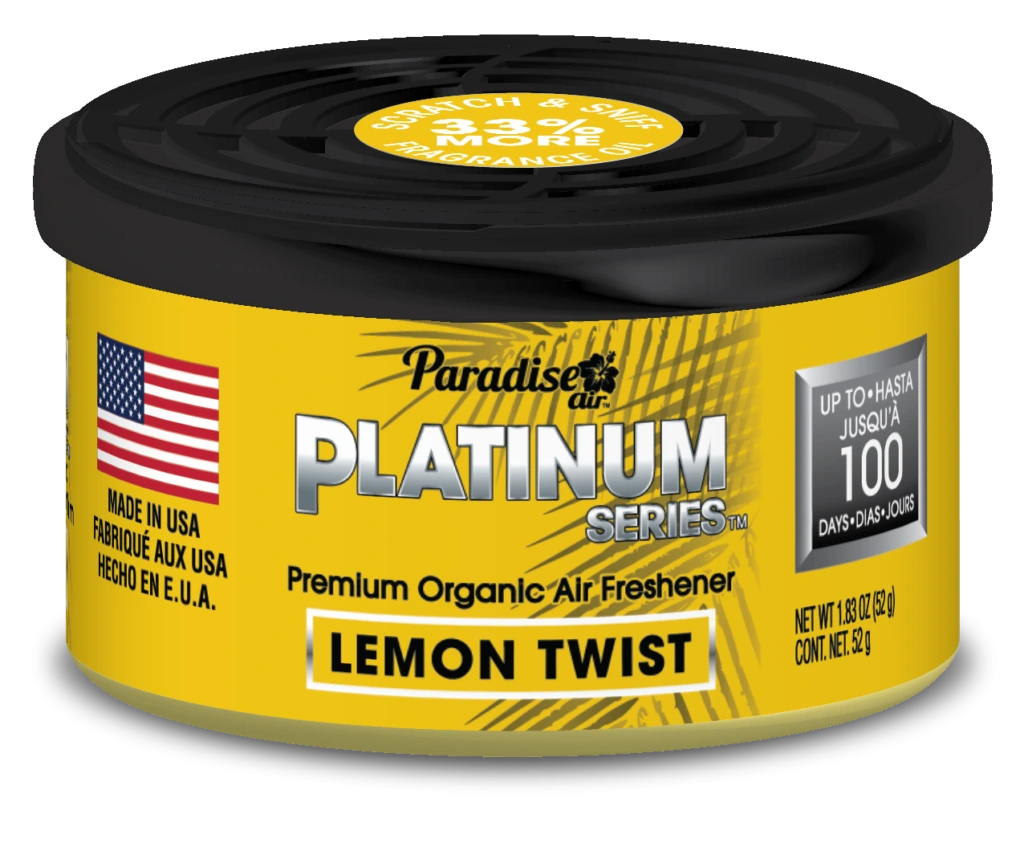 PLATINUM ORGANIC CAN 100 LEMON TWIST
