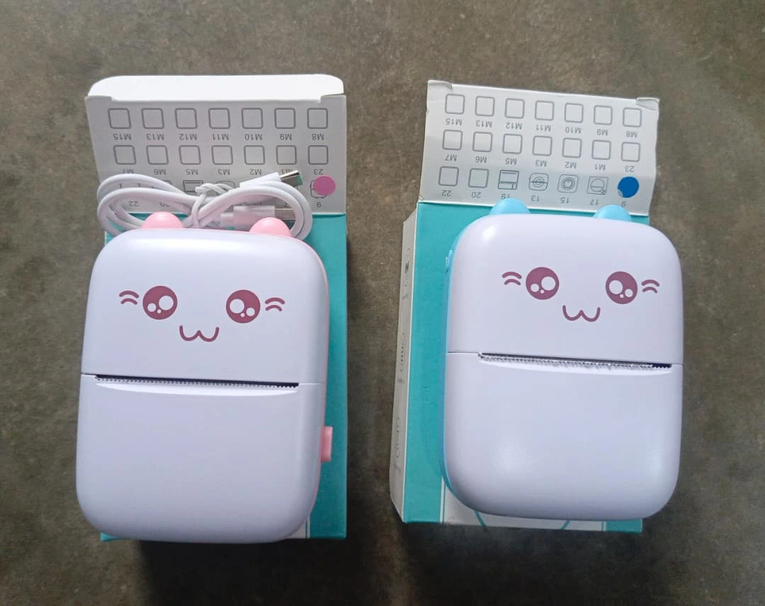 Mini Impresora Térmica Portátil - Bluetooth - Impresión Sin Tinta