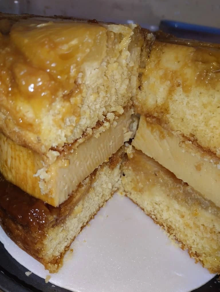 Torta quesillo de piña