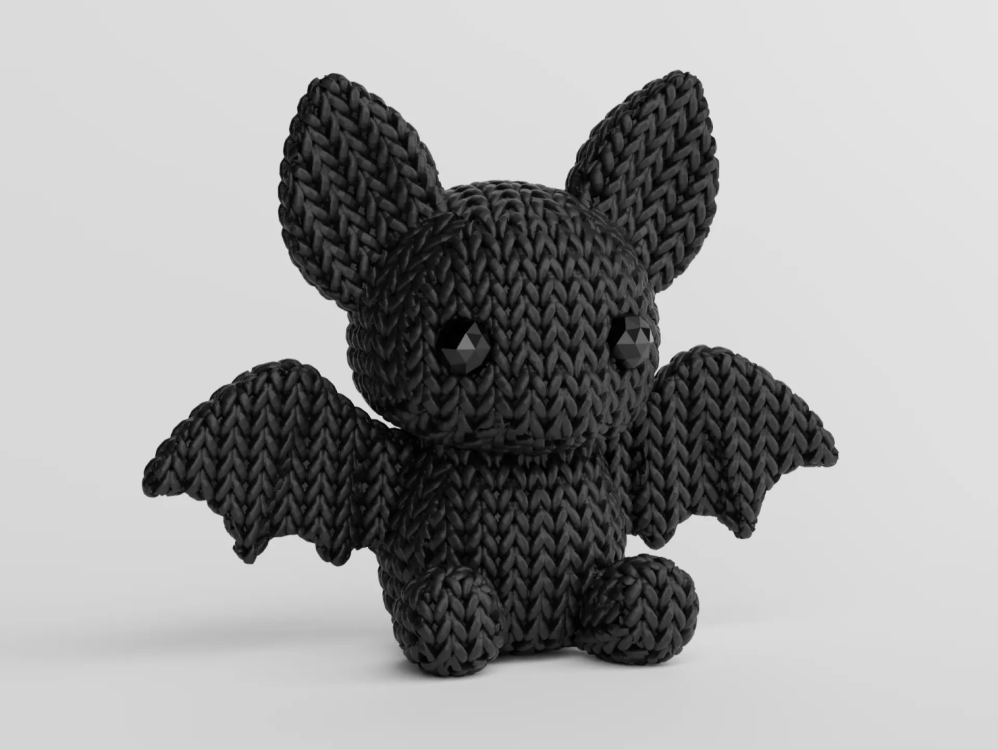 Murciélago Tejido Amigurumi