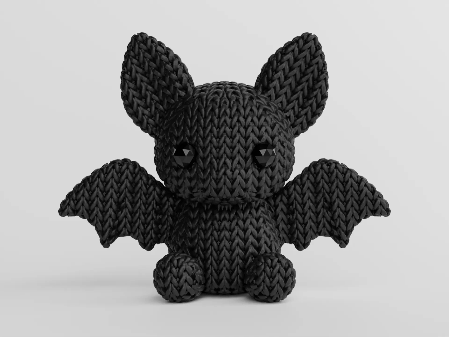 Murciélago Tejido Amigurumi