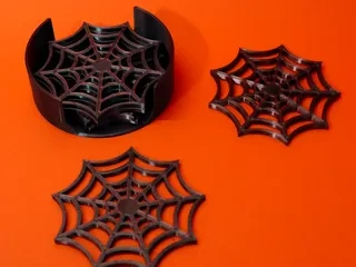 Posavasos Telaraña 3D