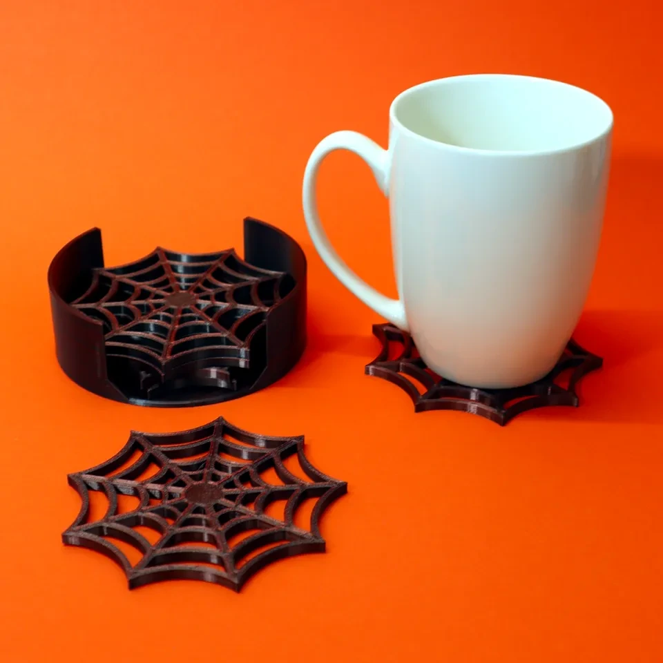 Posavasos Telaraña 3D